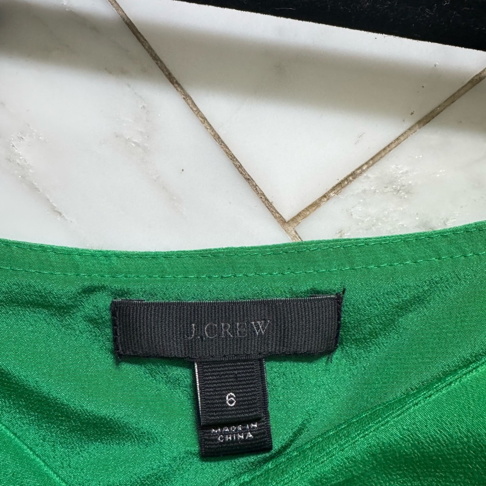 Green Ruffle Tank Top - Picture 3 of 3